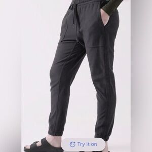 Athleta Cotton Sweatpants High Waisted Joggers Lightweight faded black Size XS